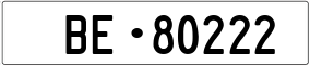 Truck License Plate